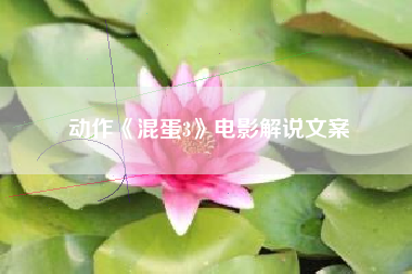 动作《混蛋3》电影解说文案-AI电影文案解说网