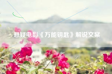 悬疑电影《万能钥匙》解说文案-AI电影文案解说网